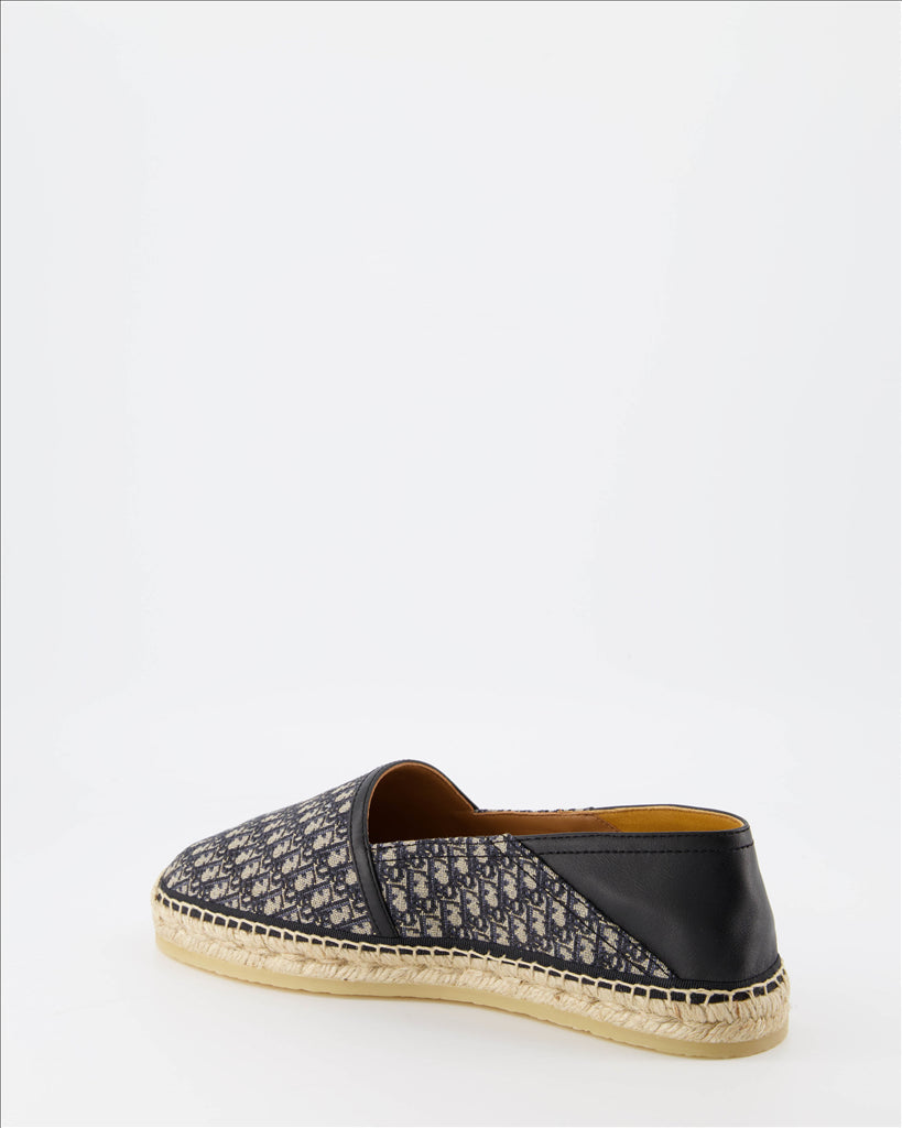 Dior espadrilles, luxury men's footwear, blue espadrilles, designer espadrilles, high-end men's shoes