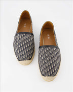 Dior espadrilles, luxury men's footwear, blue espadrilles, designer espadrilles, high-end men's shoes