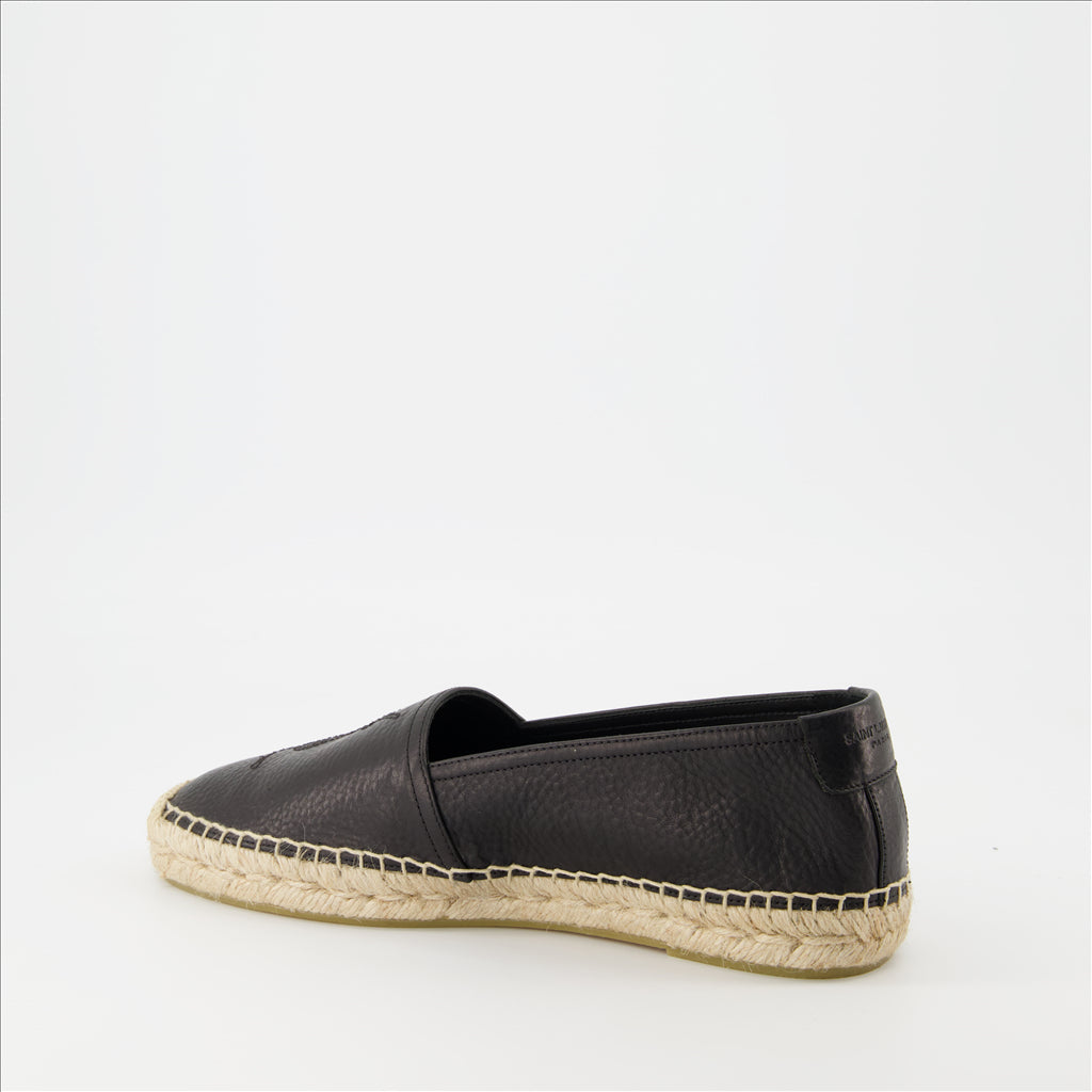 YSL Espadrilles, Saint Laurent Men's, Luxury Footwear, Black Espadrilles, Elegant Men's Fashion
