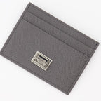 Luxury card holder, Dolphine calf leather, Dolce & Gabbana, elegant accessories, designer card wallet