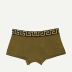 Versace Boxer, Medusa, khaki boxer, cotton elastane blend, Fall-Winter 2024