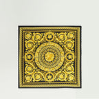 Silk Scarf, Baroque Print, Versace Scarf, Elegant Accessory, Women's Scarves