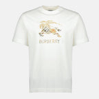 Image of T-Shirt EKD White by Burberry for Men - Season Spring-Summer 2026 - Front View