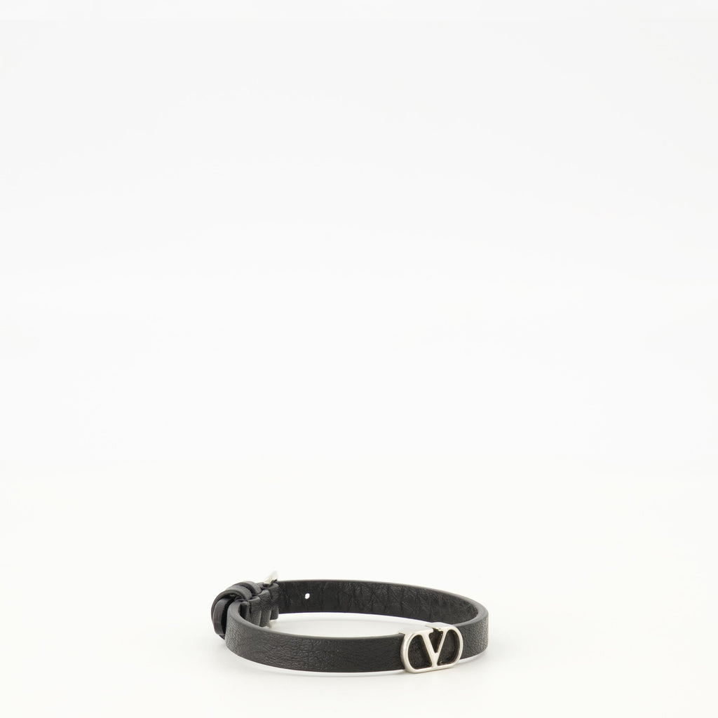 Vlogo Leather Bracelet