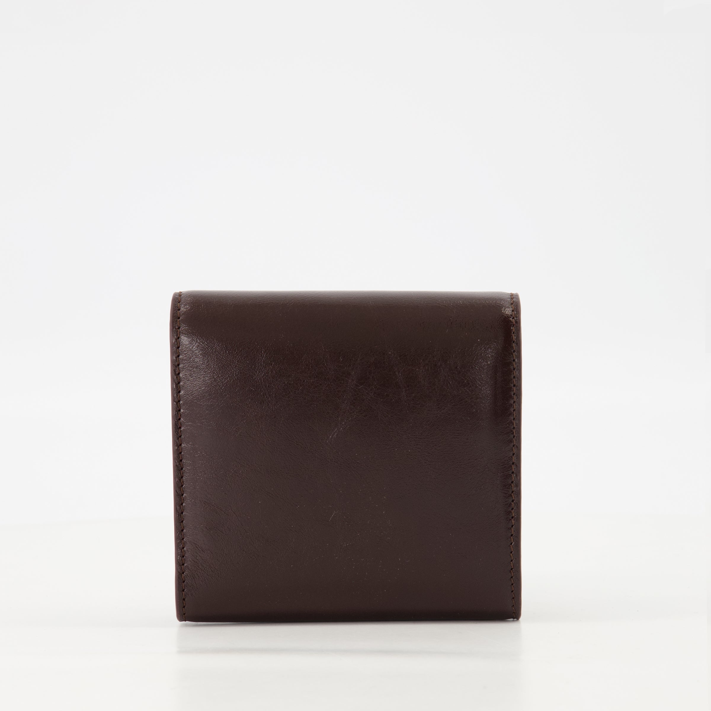 Bordeaux leather wallet, AMI Paris wallet, stylish accessories, practical wallet, luxury accessories
