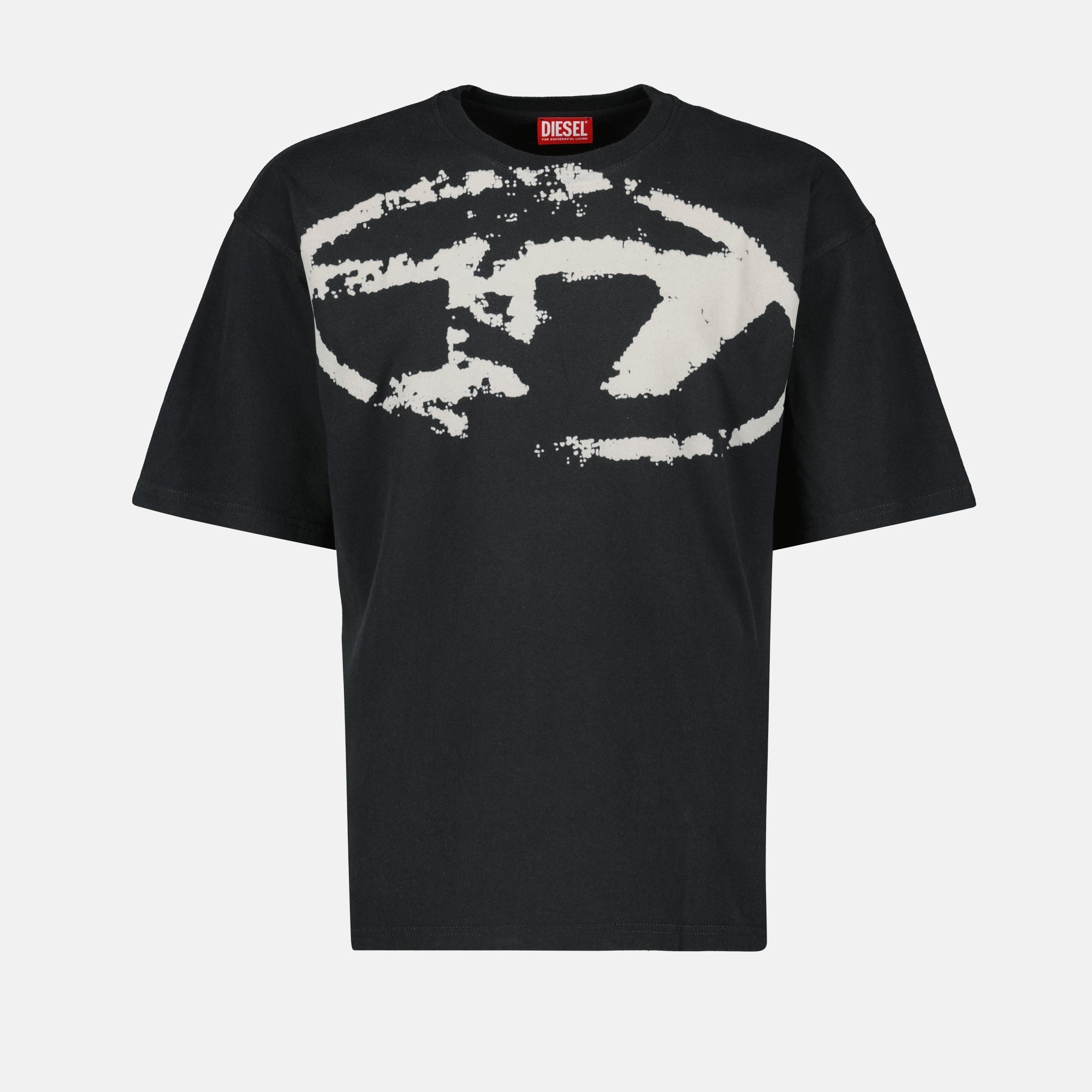 T-shirt, Diesel, oversized T-shirt, Cotton jersey, Round neck