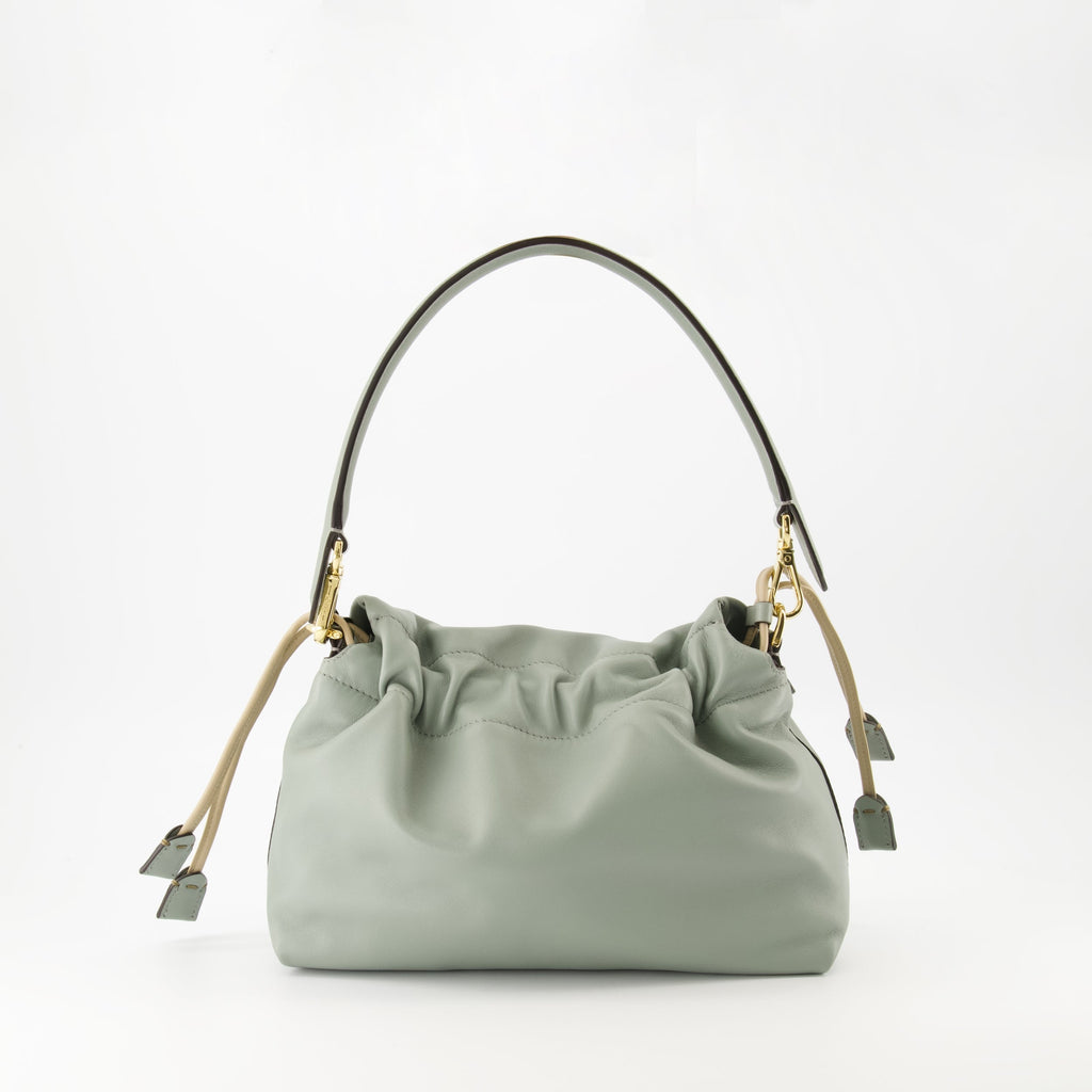 Fendi Mamma Baguette, matcha green bag, leather handbag, designer accessories, women’s fashion