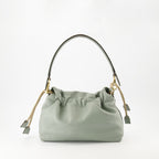 Fendi Mamma Baguette, matcha green bag, leather handbag, designer accessories, women’s fashion