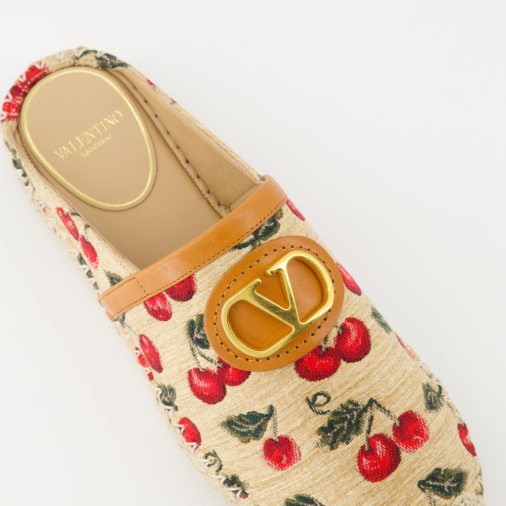 Mules, Raphia, Spring-Summer 2025, VLogo, Elegant Footwear