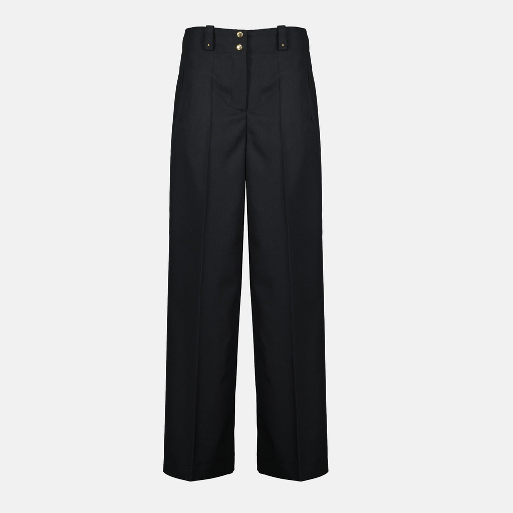 Moncler trousers, wool trousers, Autumn-Winter 2025, black trousers, designer pants
