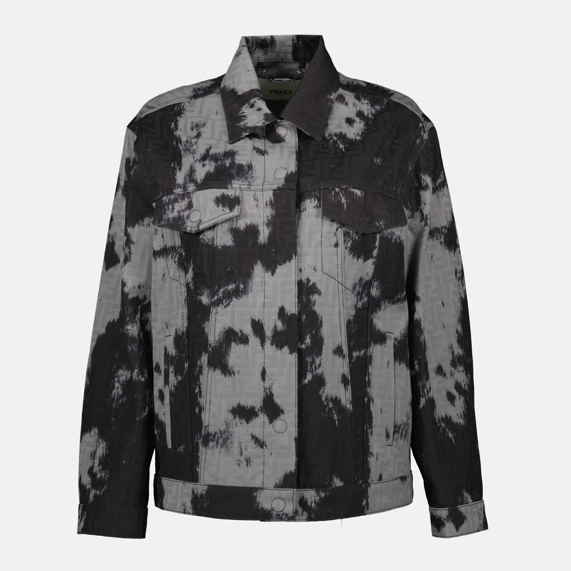 Denim Jacket, Fendi, Frosted Fauna, Autumn-Winter 2025, Fashion Outerwear