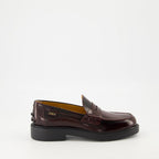 Immagine dei mocassini in pelle nera di Tod's per donne - Stagione Autunno-Inverno 2025 - Vista laterale destra