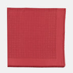 Givenchy châle, red accessory, silk wool châle, 4G motif scarf, women's fashion accessory