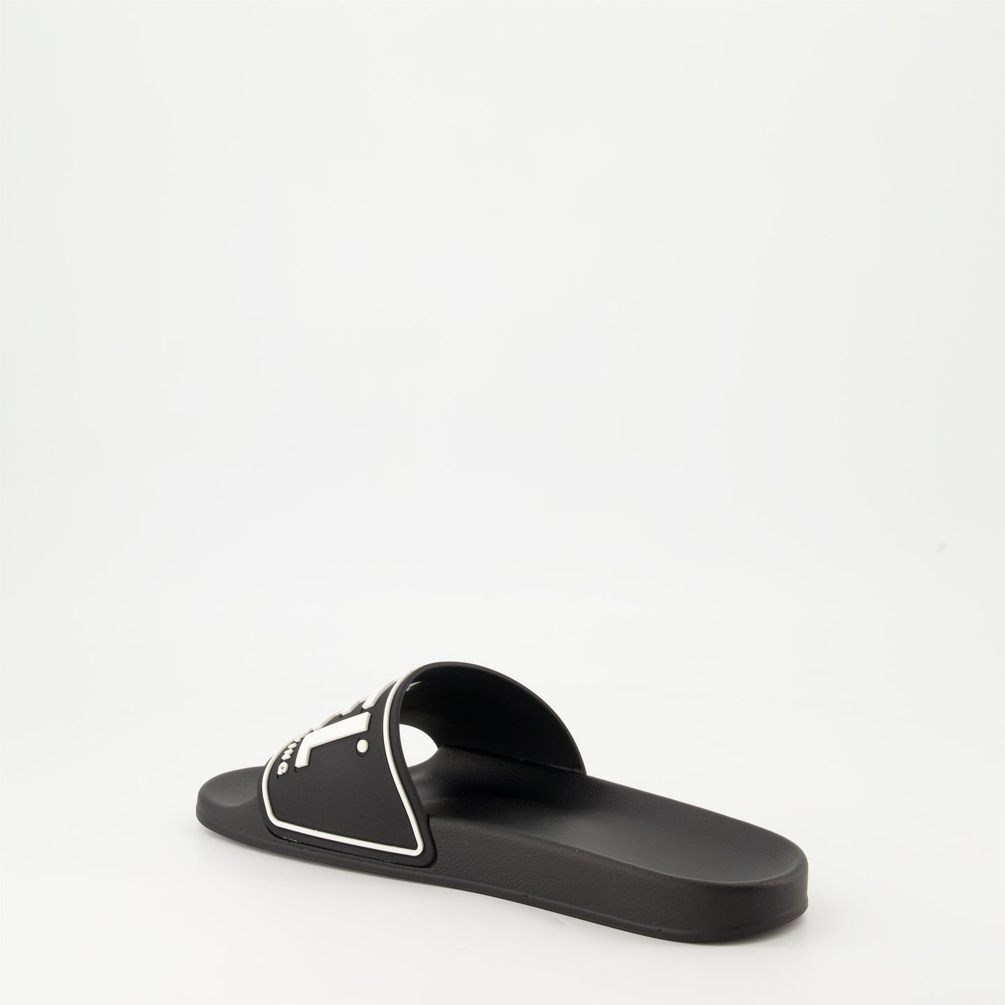 luxury slides, black slides, designer footwear, Diesel Autumn-Winter 2024, comfortable molded sole