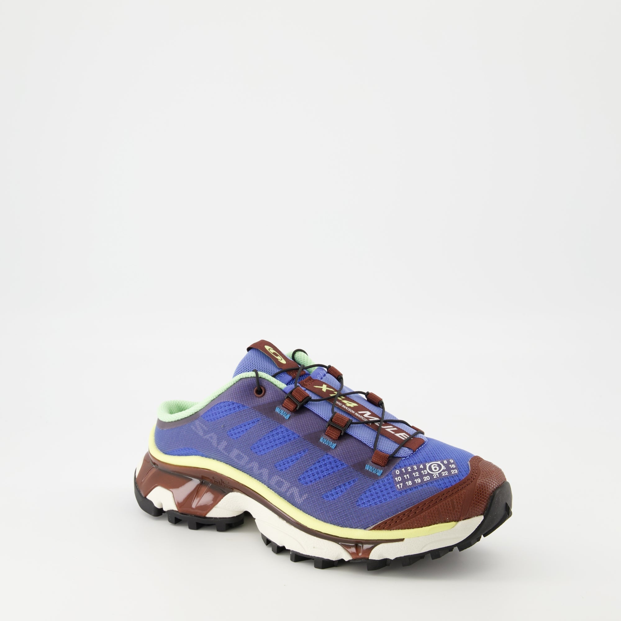 MM6 x Salomon, Baskets Mules, Blue Shoes, Fashion Footwear, Spring-Summer Collection