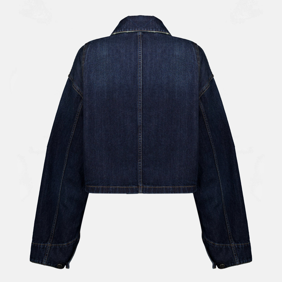 Veste en jean bleu foncé