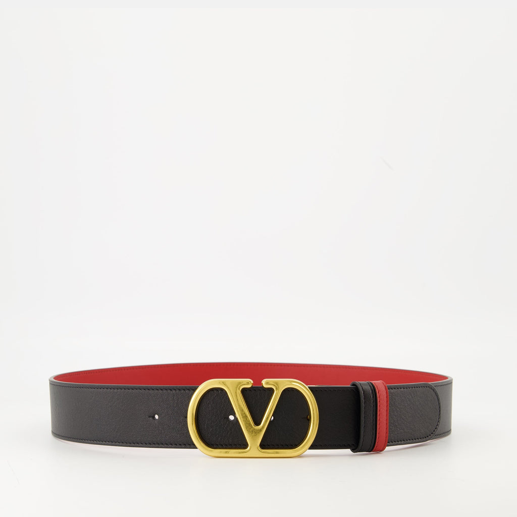 Valentino belt, reversible belt, VLogo Signature, leather belt, fashion accessories
