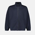 Imagem da Jaqueta FF Navy Monogramada da Fendi para Homens - Temporada Primavera-Verão 2025 - Vista Frontal