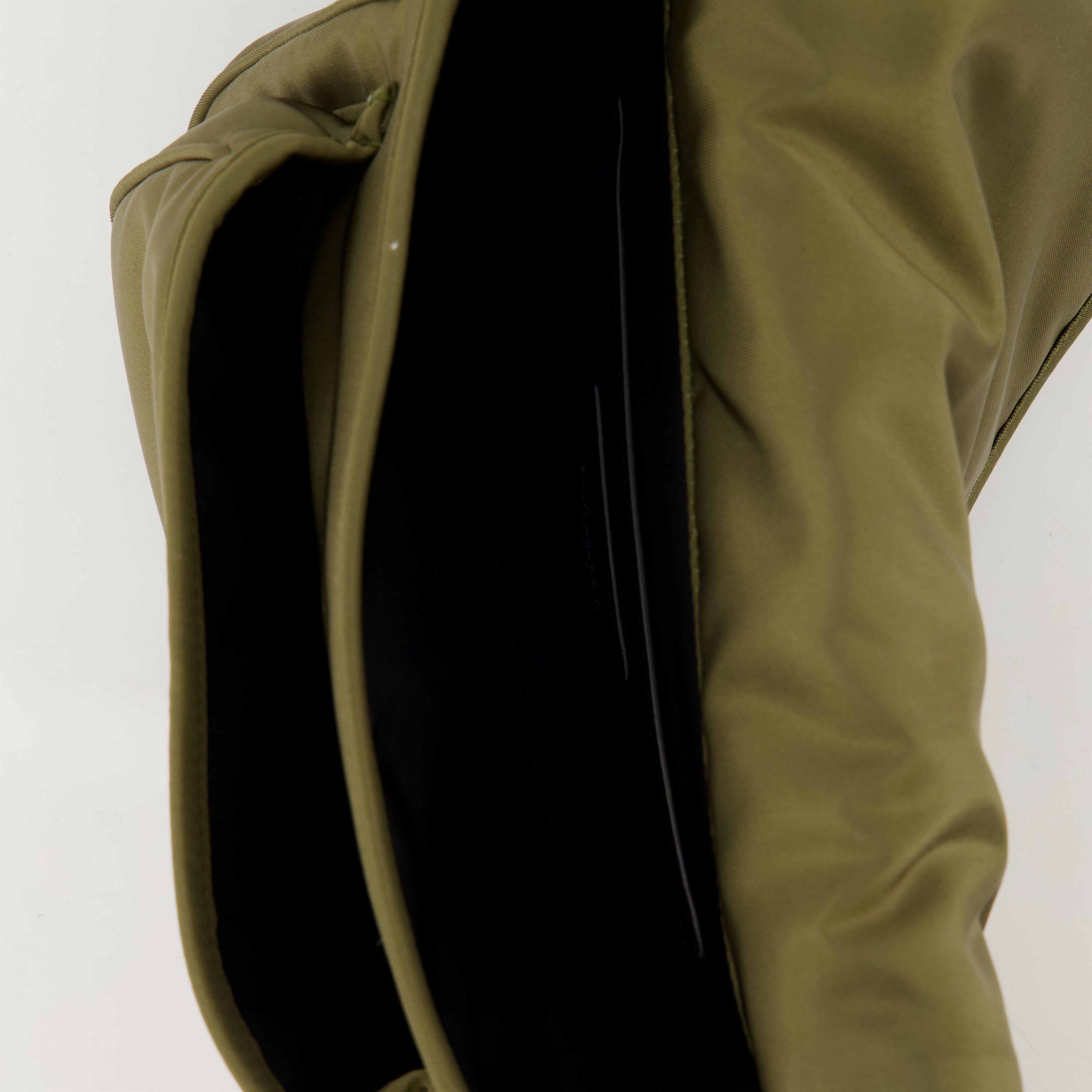 Nylon messenger bag, Niki bag, Saint Laurent bag, khaki bag, luxury accessories