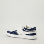 Bild der G-Move Blue Monogram Sneakers von Givenchy für Männer - Saison Frühling-Sommer 2025 - Rückansicht rechts im Dreiviertelprofil