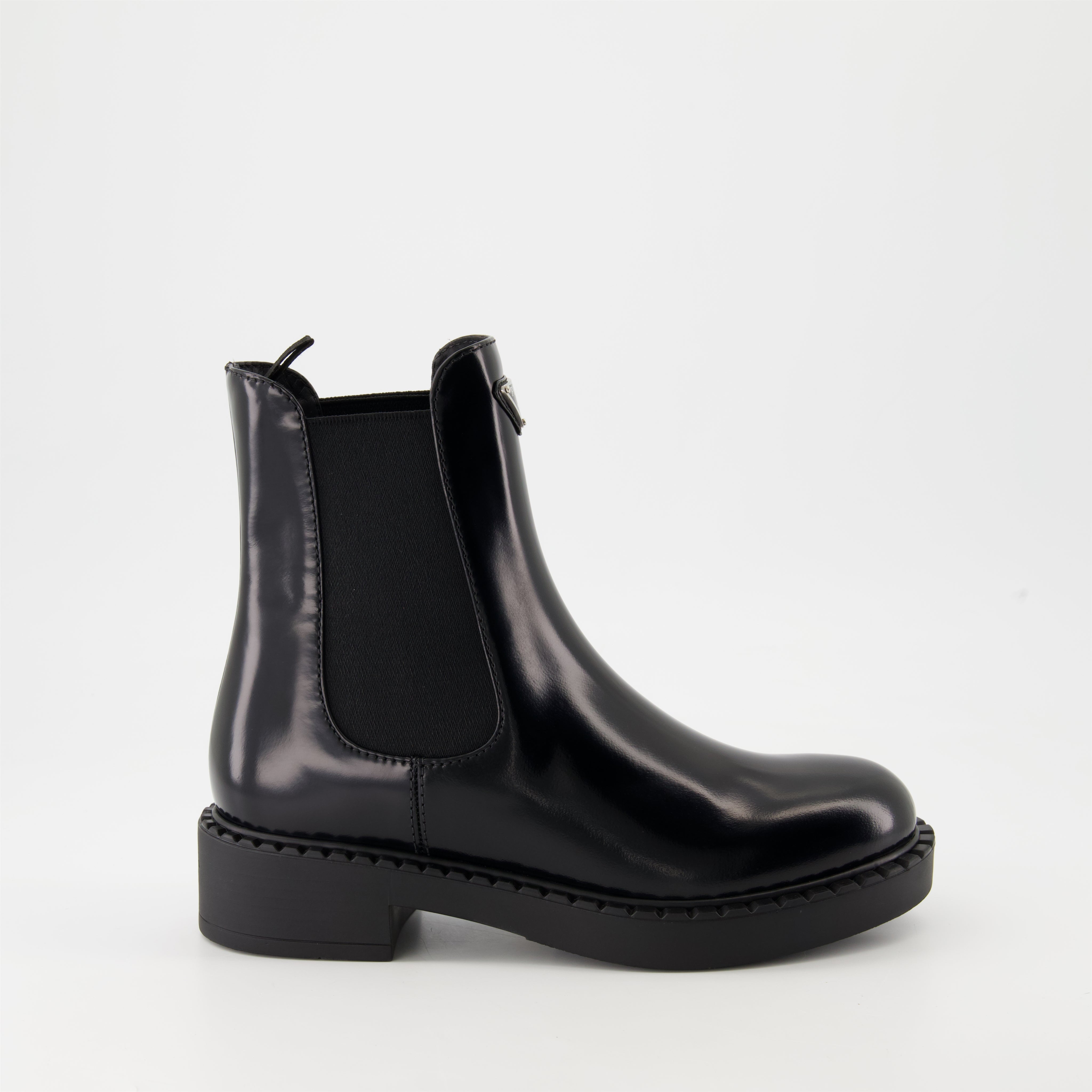 Patent Leather Ankle Boots Prada Women WE IN STYLE