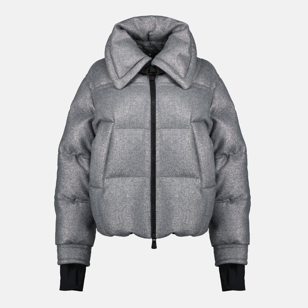 down jacket, Moncler Grenoble, metallic wool, water-resistant pockets, Autumn-Winter collection