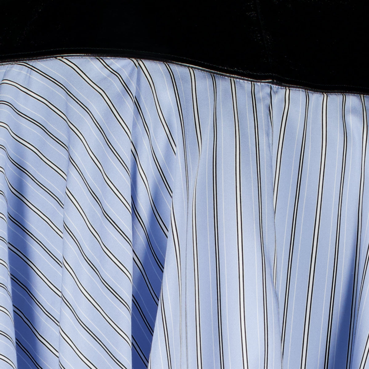Asymmetrical Striped Skirt
