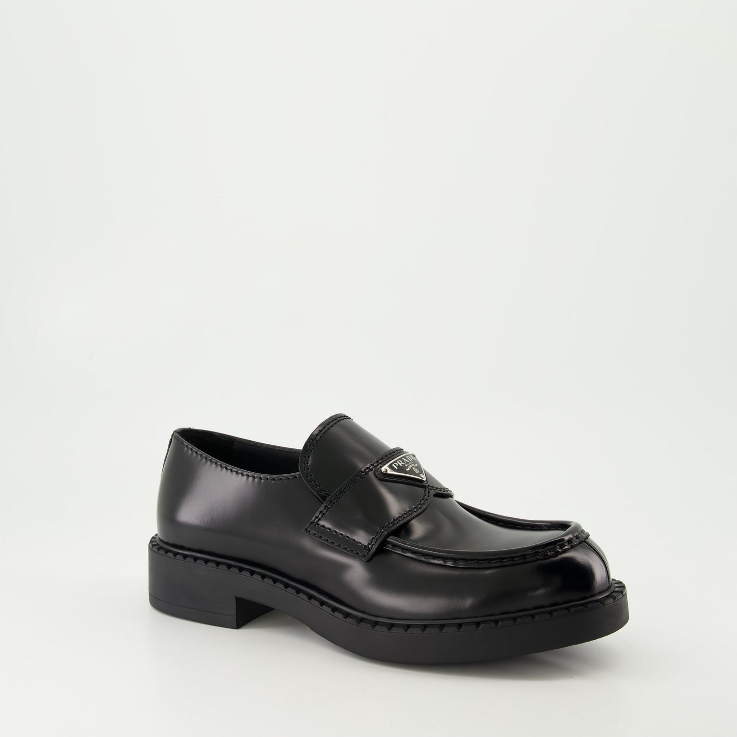 leather moccasins, black moccasins, slip-on shoes, designer footwear, brushed leather shoes