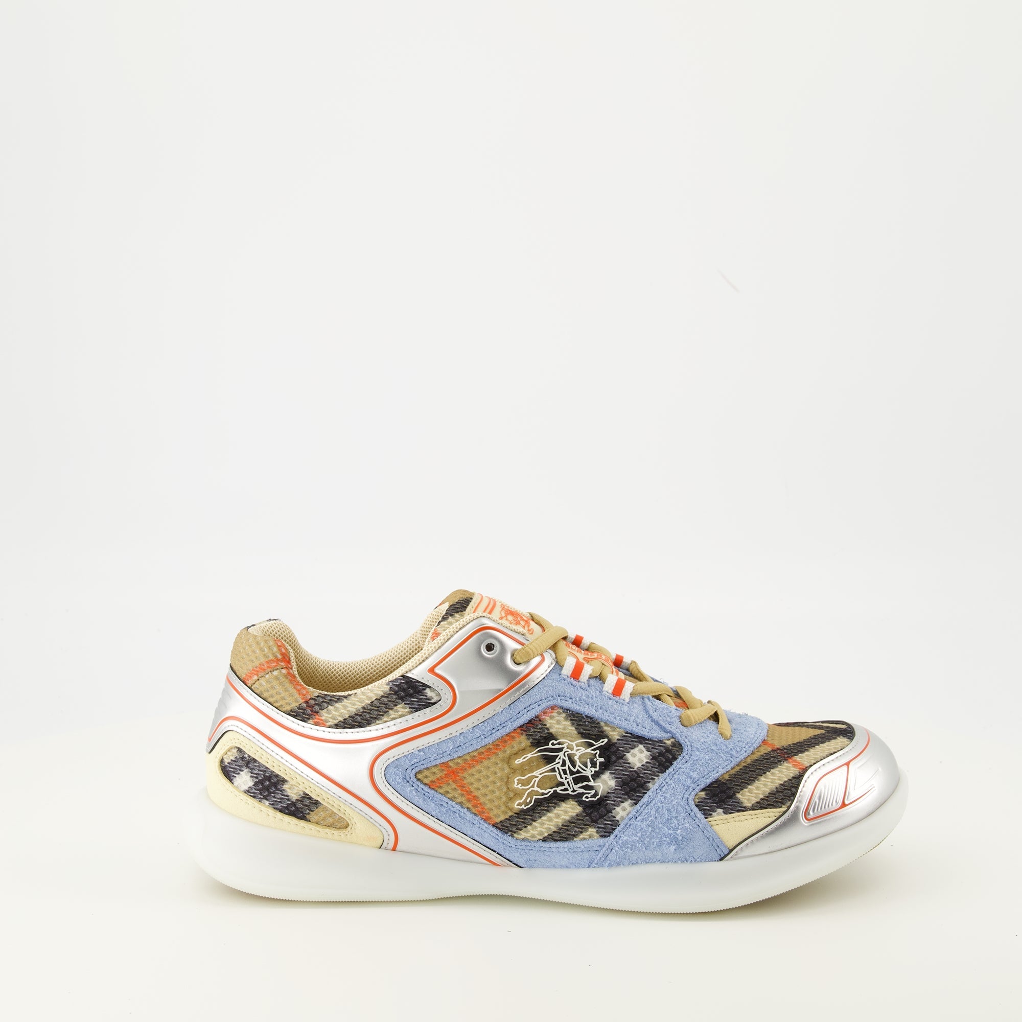 Burberry sneakers, Matrix Sport Sneakers, luxury sneakers, check pattern sneakers, men's footwear
