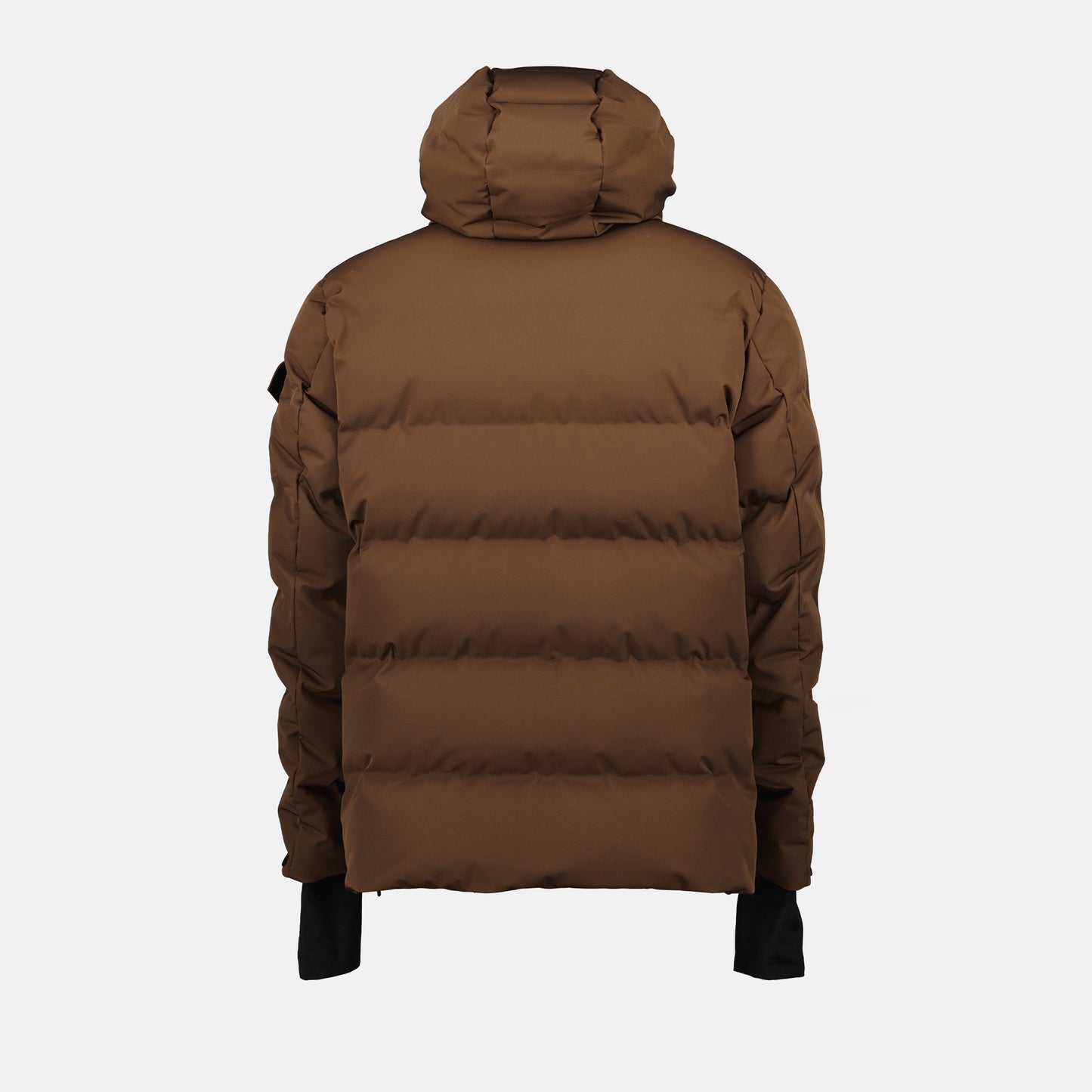 Montgetech jacket, brown nylon jacket, Moncler Grenoble, winter outerwear, zippered jacket