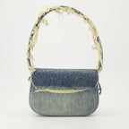 Diesel, denim bag, strass bag, luxury accessories, 1DR bag