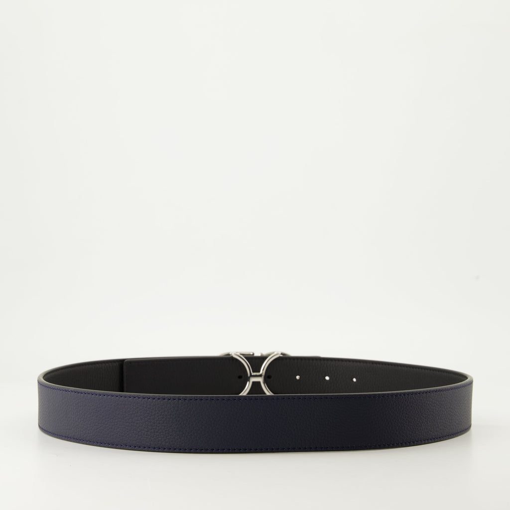Reversible Belt, Grain Leather Belt, Dior Belt, Fashion Accessory, Fall-Winter Collection