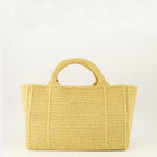 Saco Tote em Croché Bege