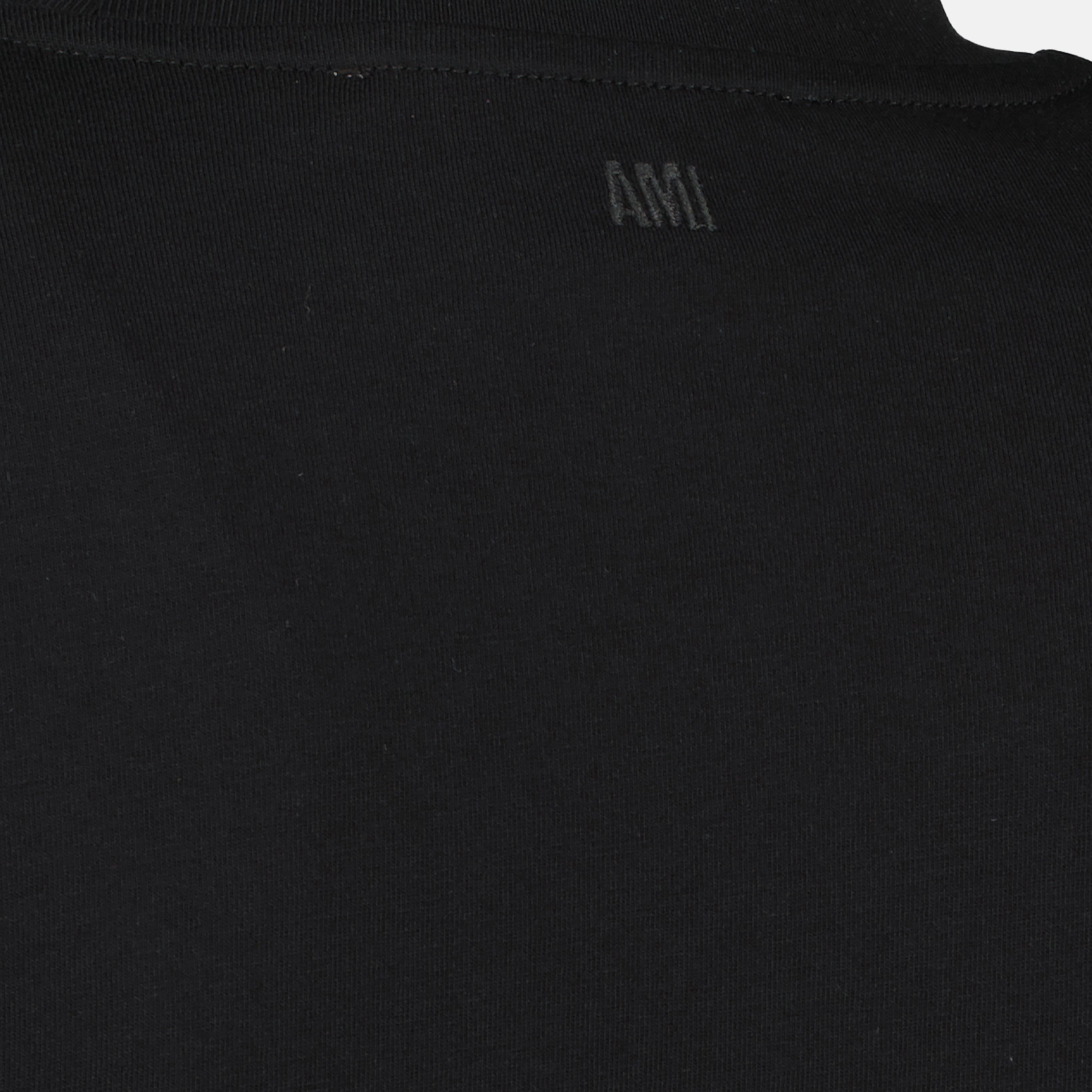 t-shirt ami de coeur black cotton