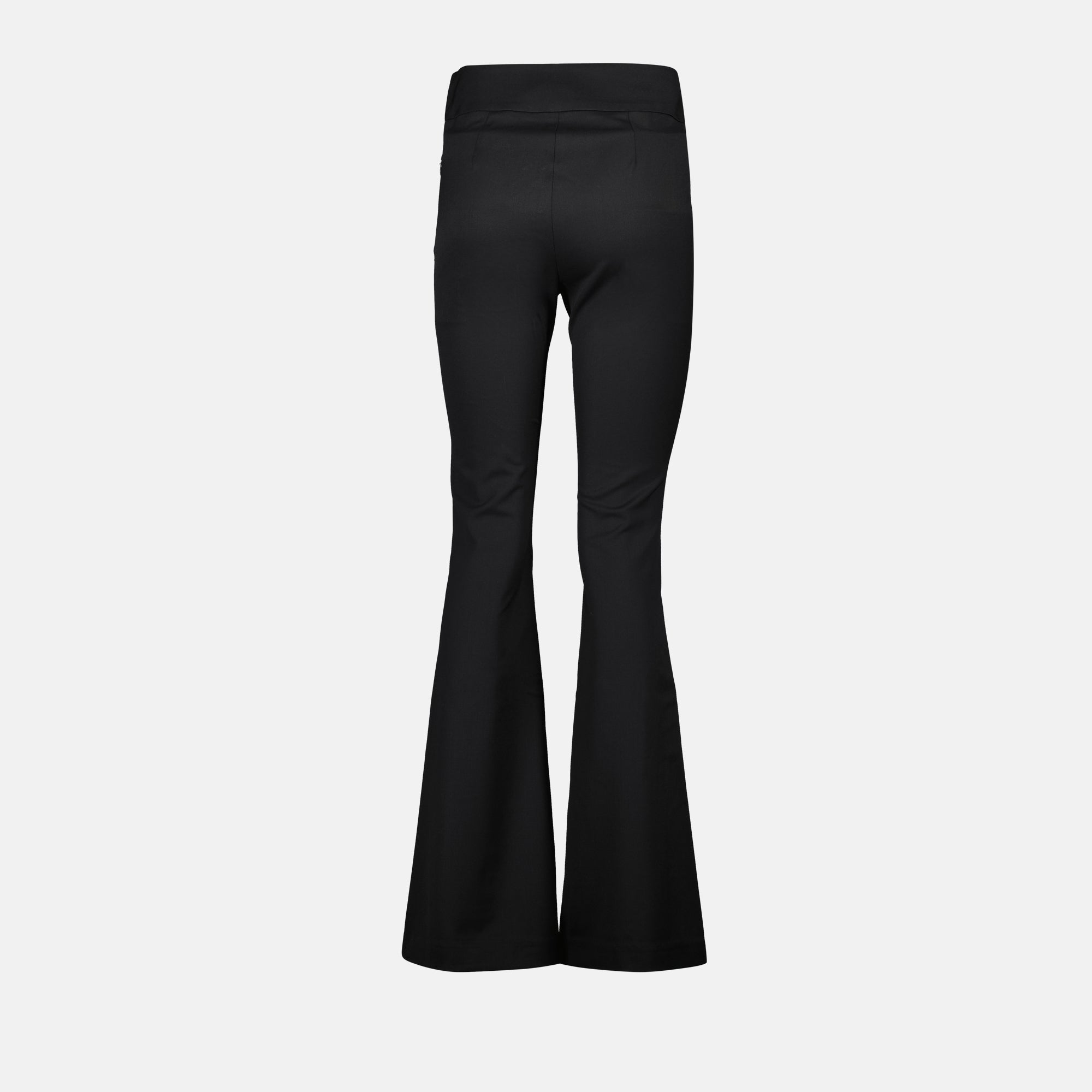 Flared Anthracite Trousers