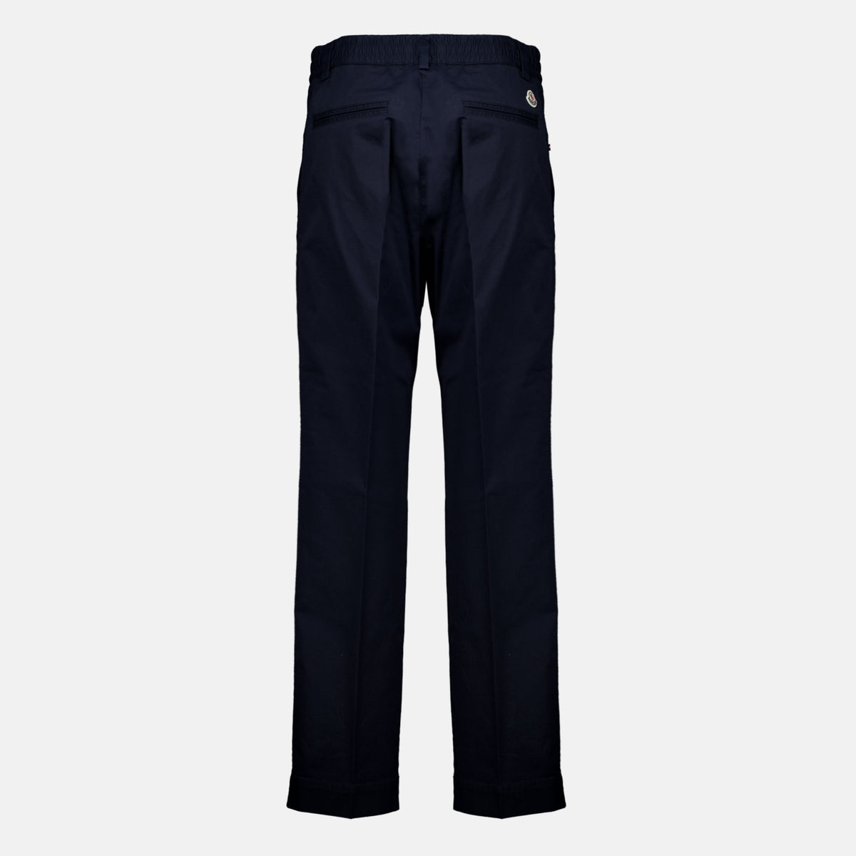 Pantalón recto de algodón
