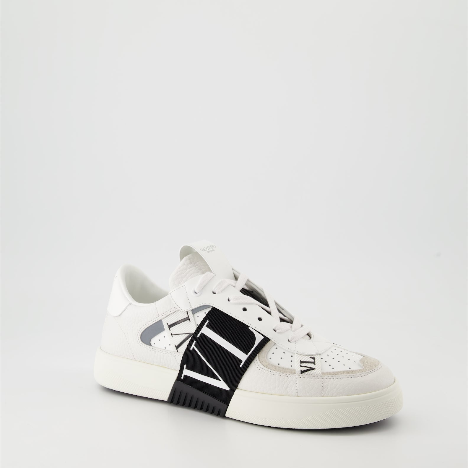 VLTN sneakers, Valentino Garavani, white leather sneakers, luxury ready-to-wear, designer shoes