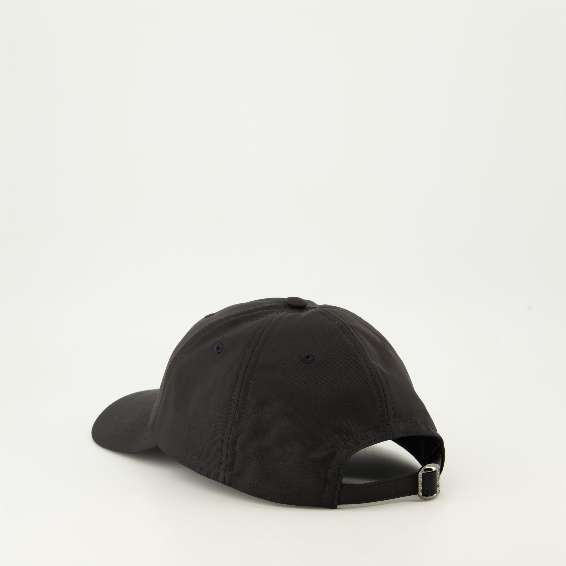 Valentino, VLogo, nylon cap, black cap, fall-winter 2024