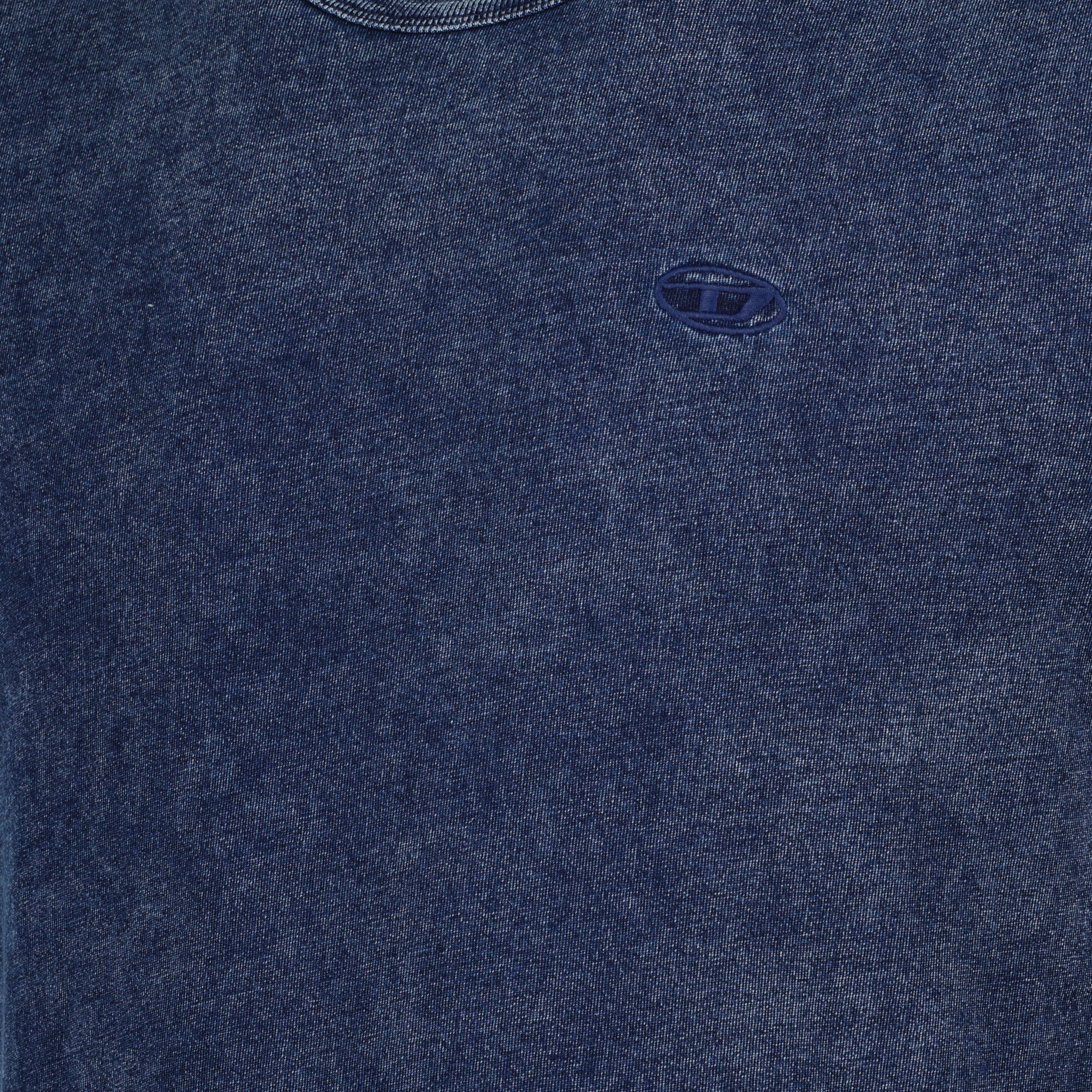 T-shirt, Diesel, T-adjind, round neck, blue cotton tee