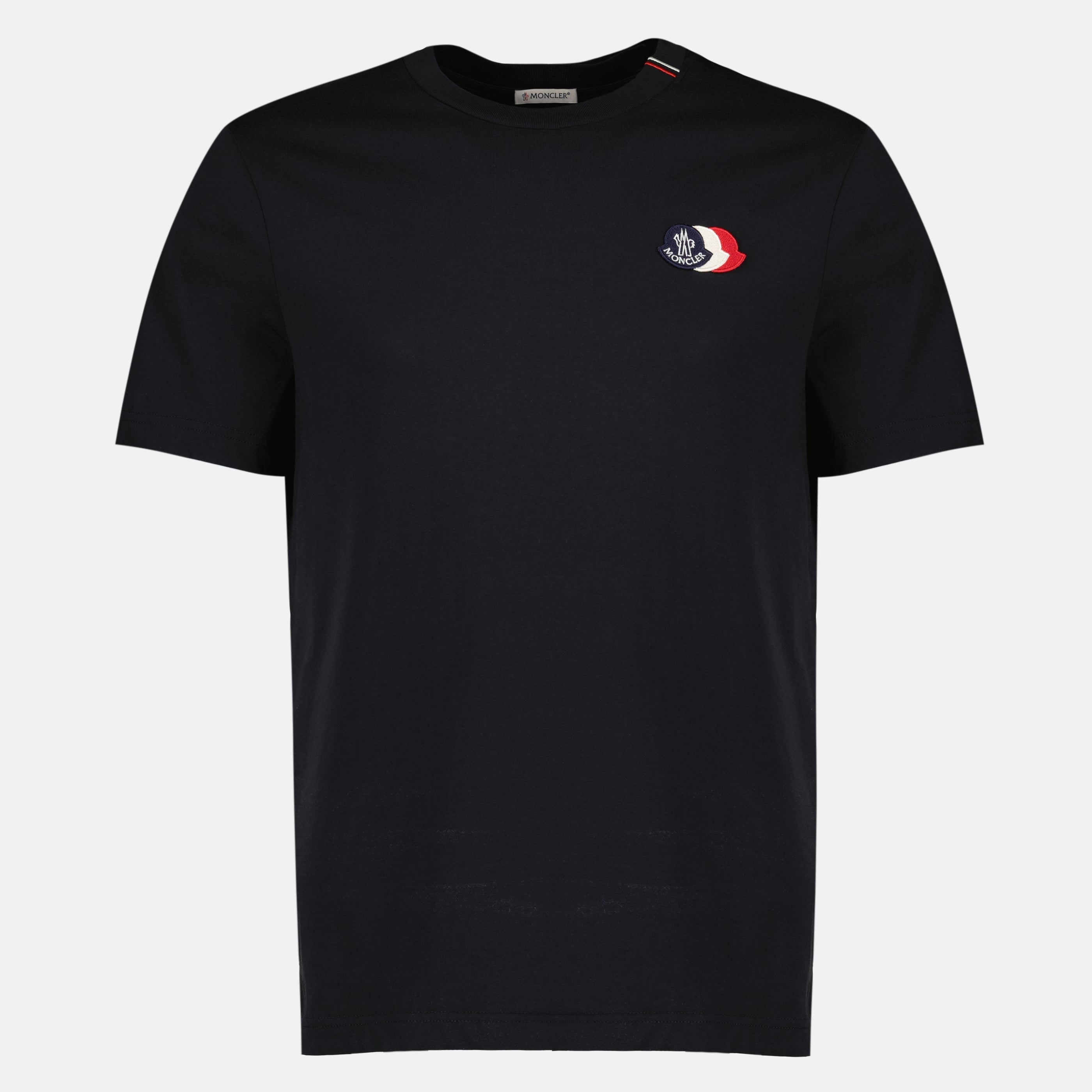 Baumwoll-T-Shirt mit Tricolor-Logo