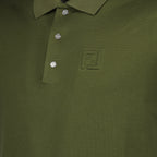 Imagen del Polo de Algodón Clásico de Fendi para Hombres - Temporada Otoño-Invierno 2024 - Vista Detalle 1