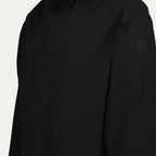 Black Puffer Jacket, Moncler Riz Jacket, Stand Collar Down Jacket, Autumn-Winter Fashion, Luxury Men's Outerwear