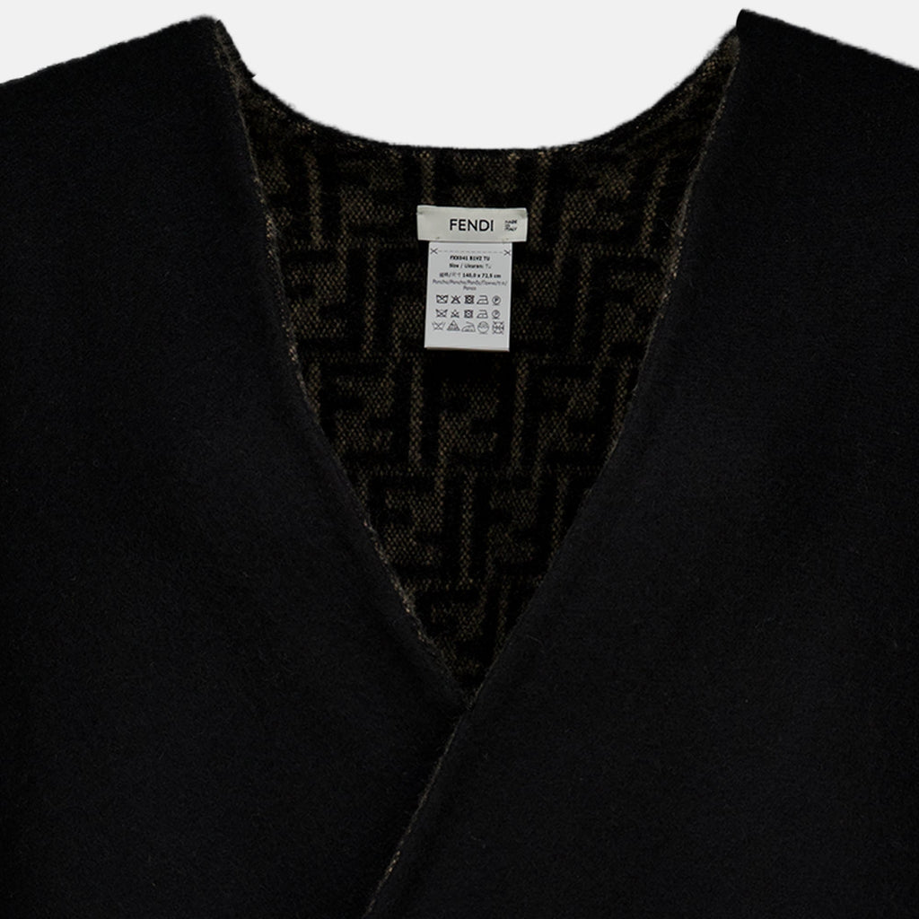 Poncho ff zucca noir