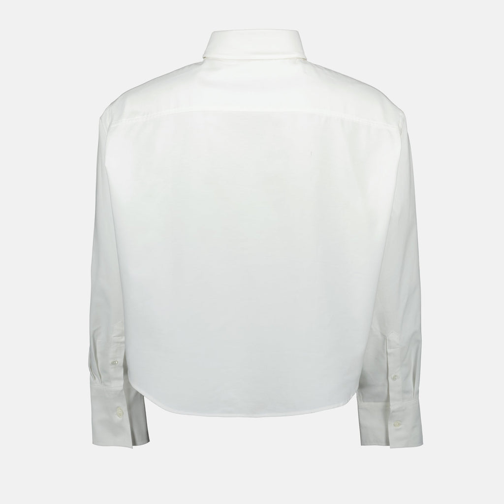 oversized shirt, Ami de Coeur, white shirt, cotton shirt, contemporary fashion