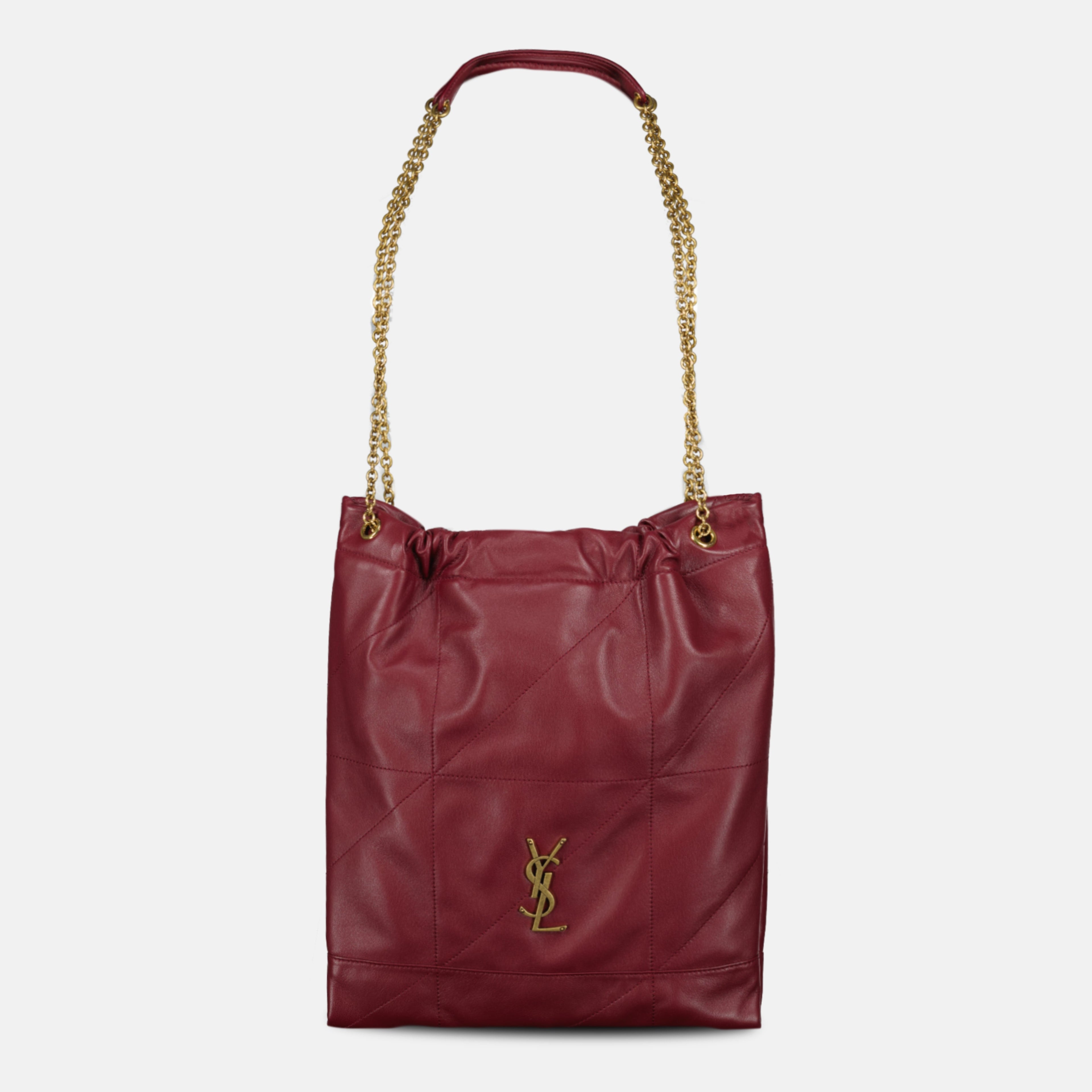 サン・ローランの女性用ジャイミー・ポーチバッグの画像 - 2025年秋冬シーズン - 前面ビュー