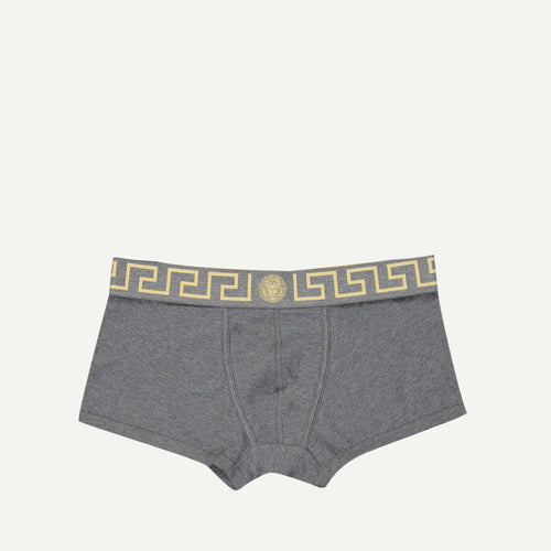 Boxer Shorts Gris Medusa Greca