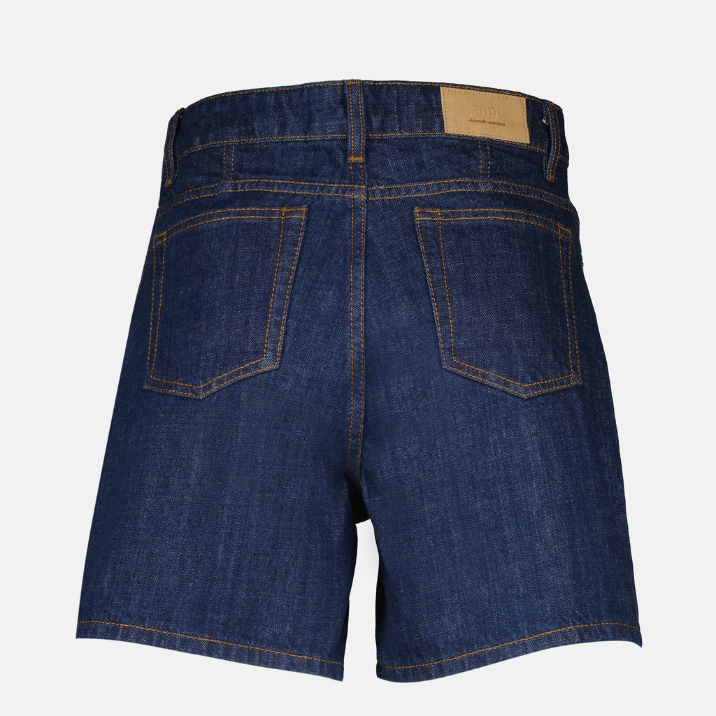 Shorts en Denim Bleu Foncé