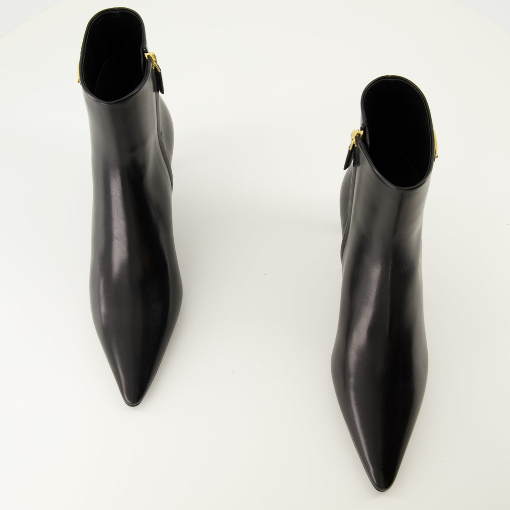 prada black brushed leather ankle boots we in style prada women 15546868040060