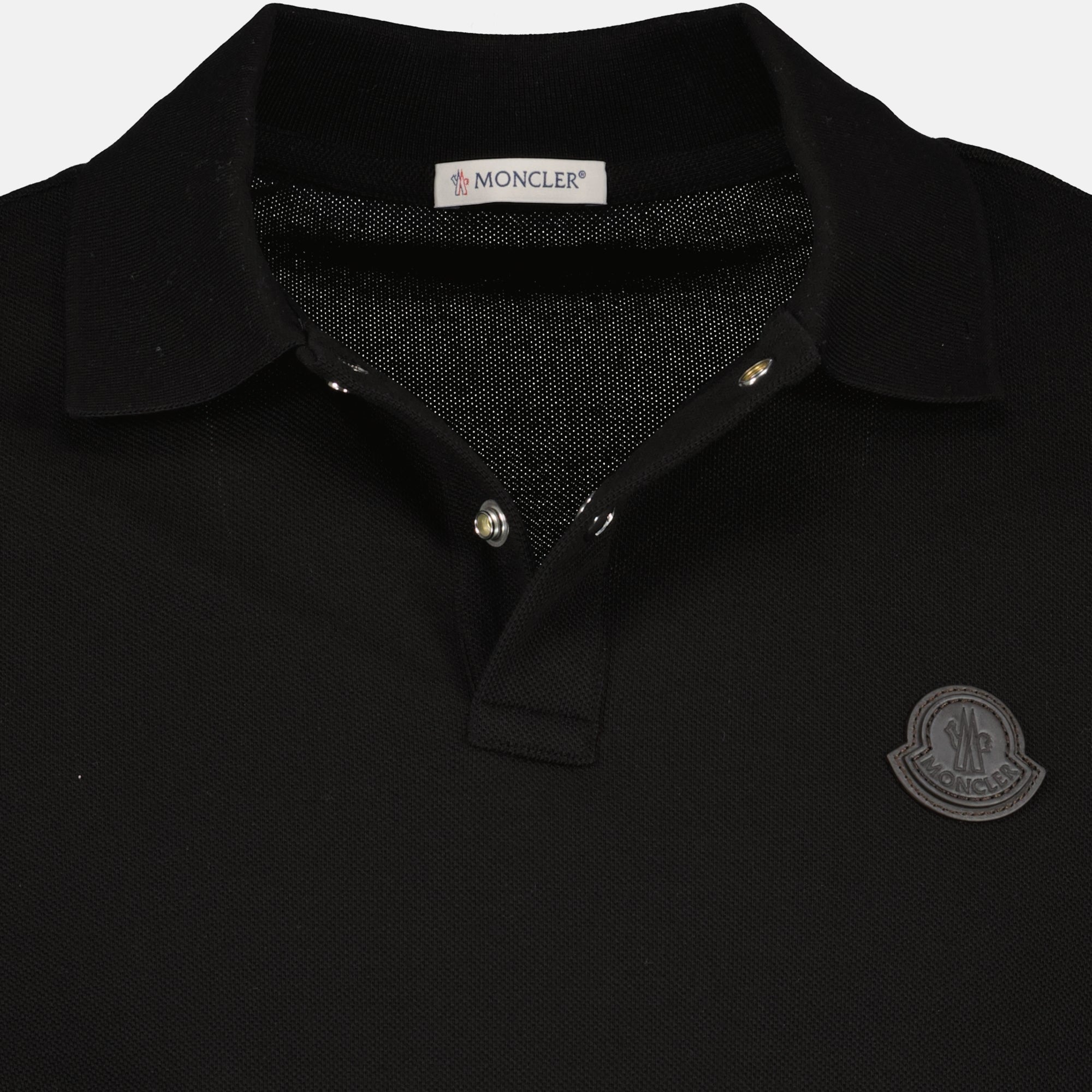 Image of Cotton Polo by Moncler for Men - Season Spring-Summer 2026 - Detail View 2