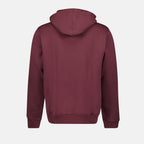 Dior hoodie, burgundy hoodie, crew neck sweatshirt, cotton hoodie, Fall-Winter collection